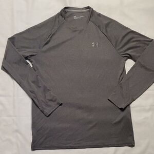 Under Armour Gray Long Sleeve Performance Tee New